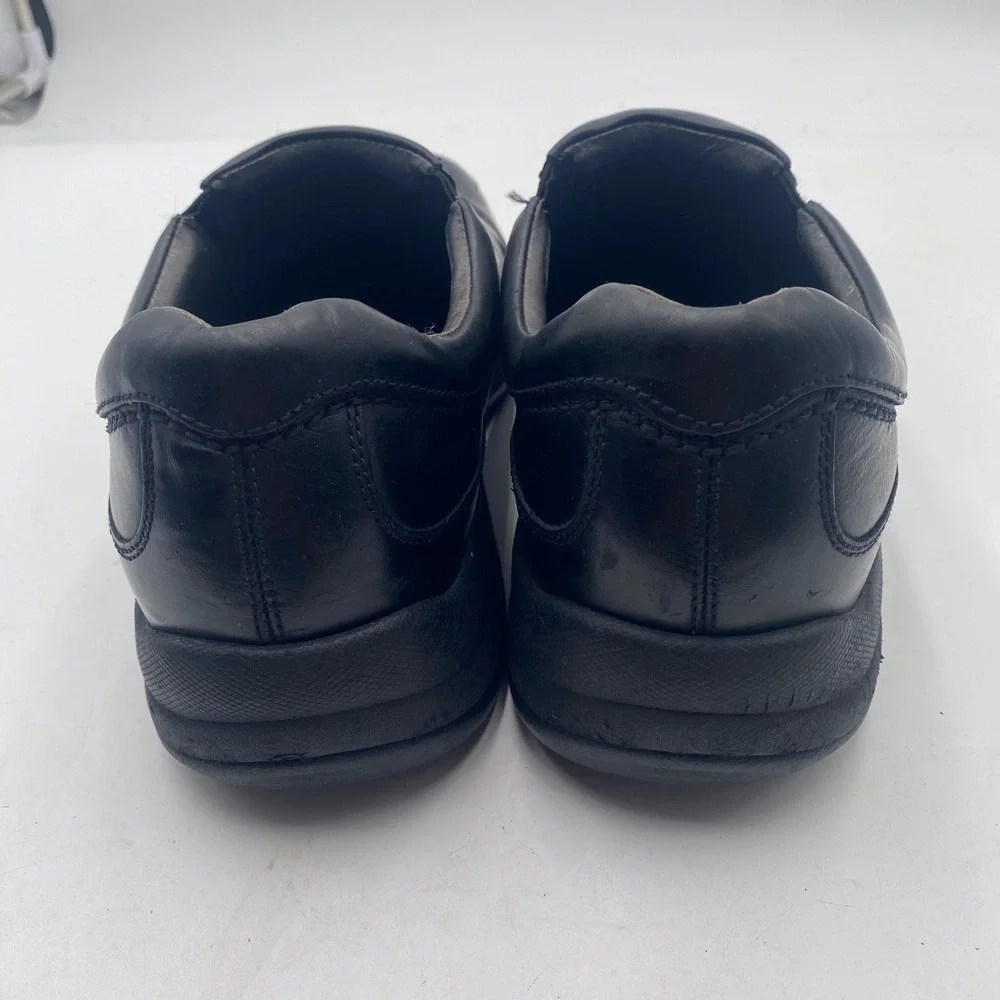 Dansko Wayne Slip On Loafers Men 45 Black Leather Comfort Work Shoe Professional